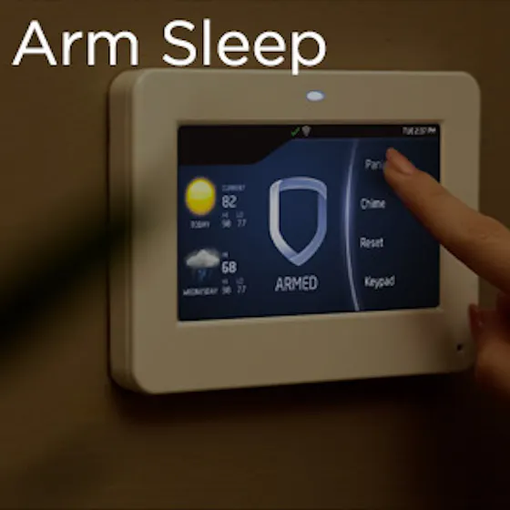 How to Arm & Disarm Sleep on Your 5-Inch Keypad | DMP.com