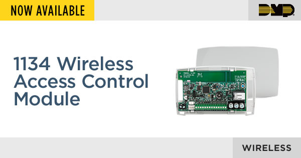 New 1134 Wireless Access Control Module — Ideal for Access… | DMP.com