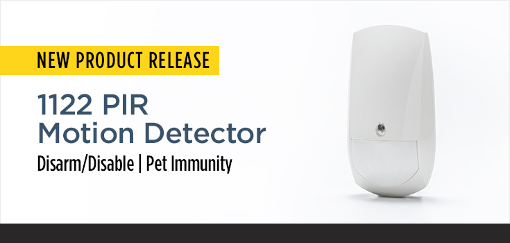 DMP Introduces the Model 1122 Wireless PIR Motion Detector | DMP.com